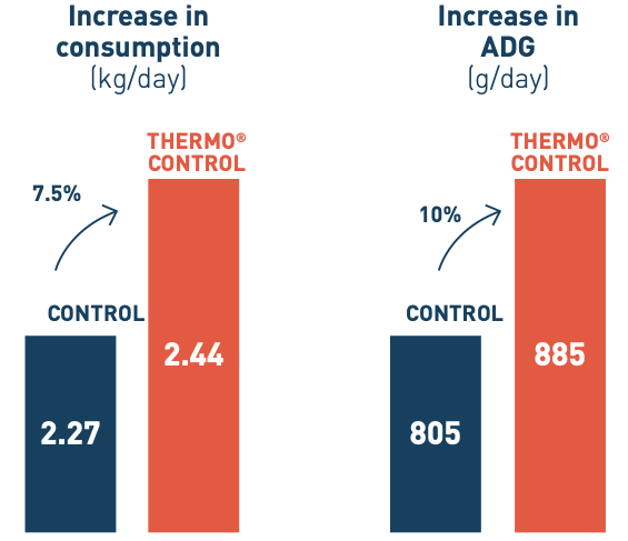 Proven efficacy in fattening pigs